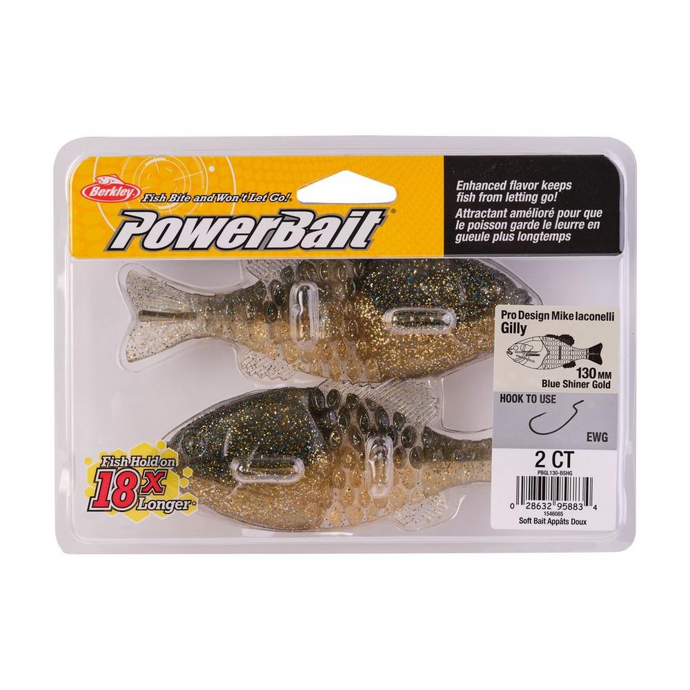 Berkley PowerBait Gilly Swimbait Fishing Lure - Designed by Mike Iaconelli - Perfect for Bass Fishing in Lakes and Rivers