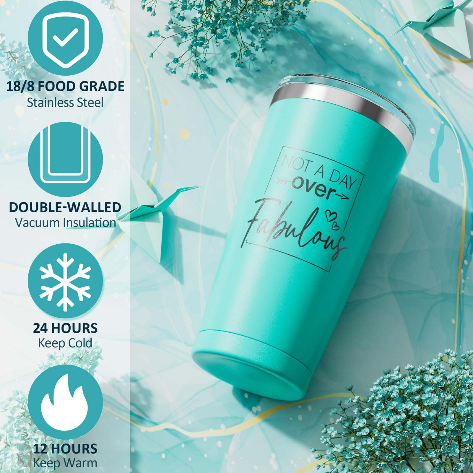 MAYICIVO 8PCS Ocean-Themed Spa Gift Set for Women - Relaxing Self Care Birthday Gifts for Mom, Wife, Sister, Best Friend, Girlfriend, Teacher & Coworker | Perfect for Home Spa Days, Stress Relief & Pampering Gifts