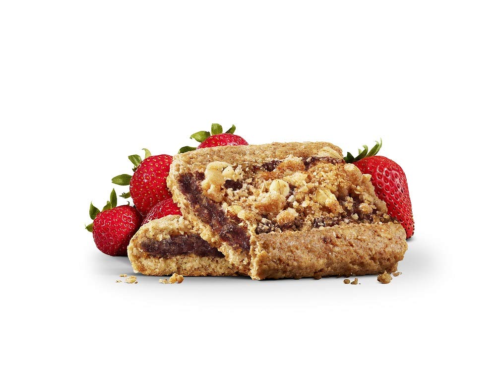 Nature's Bakery Vegan Strawberry Oatmeal Crumble Bars - 6 Pack (36 Bars Total) | Non-GMO, Healthy Snack for Breakfast, Hiking & On-the-Go Energy