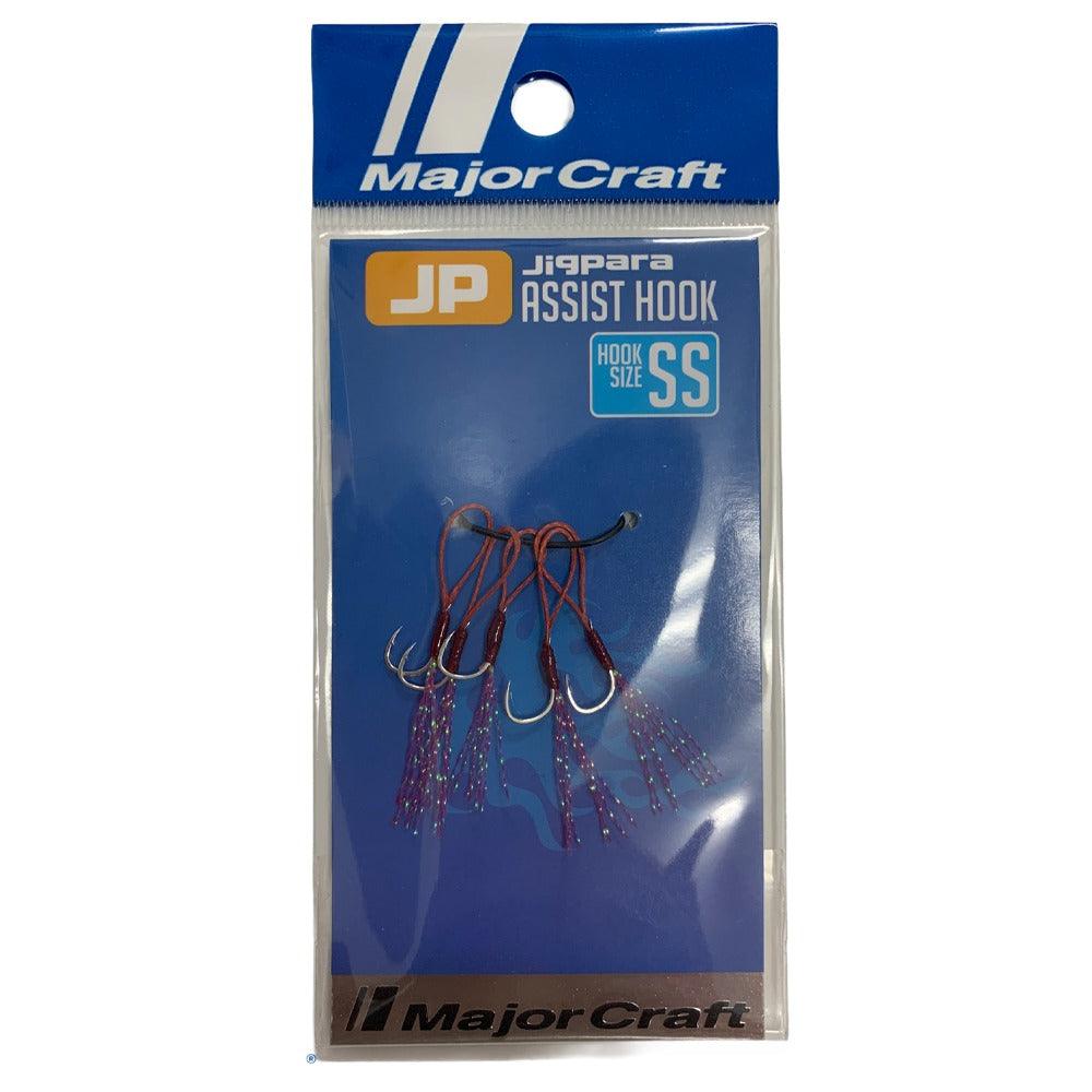 Major Craft Jigpara Assist Hook - Premium Saltwater Fishing Hooks for Jigging, Tuna, Grouper - Strong & Sharp Stainless Steel Hooks for Deep Sea Fishing & Offshore Angling