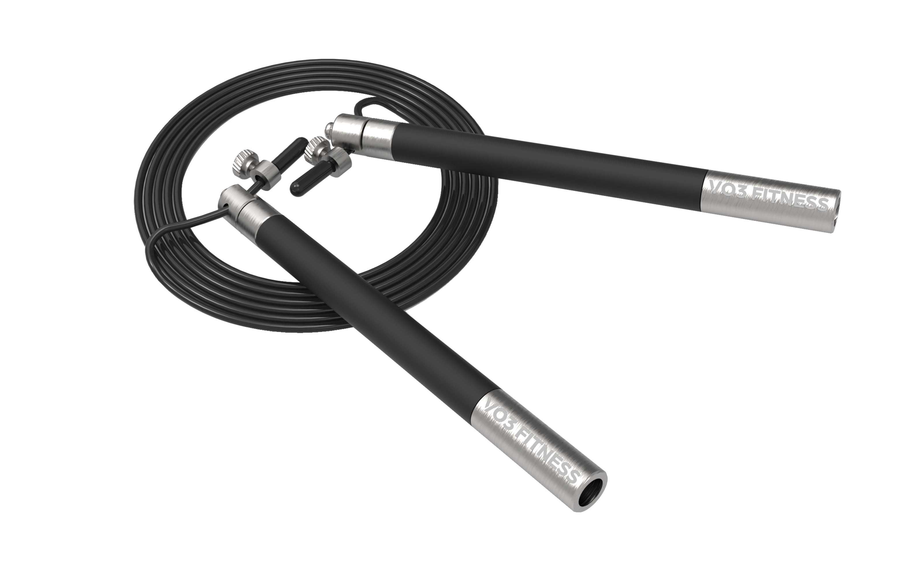 VO3 Speed Jump Rope - Adjustable Tangle-Free Cable for CrossFit, Boxing & Workouts - Perfect for Home Gym, Fitness Training & Weight Loss