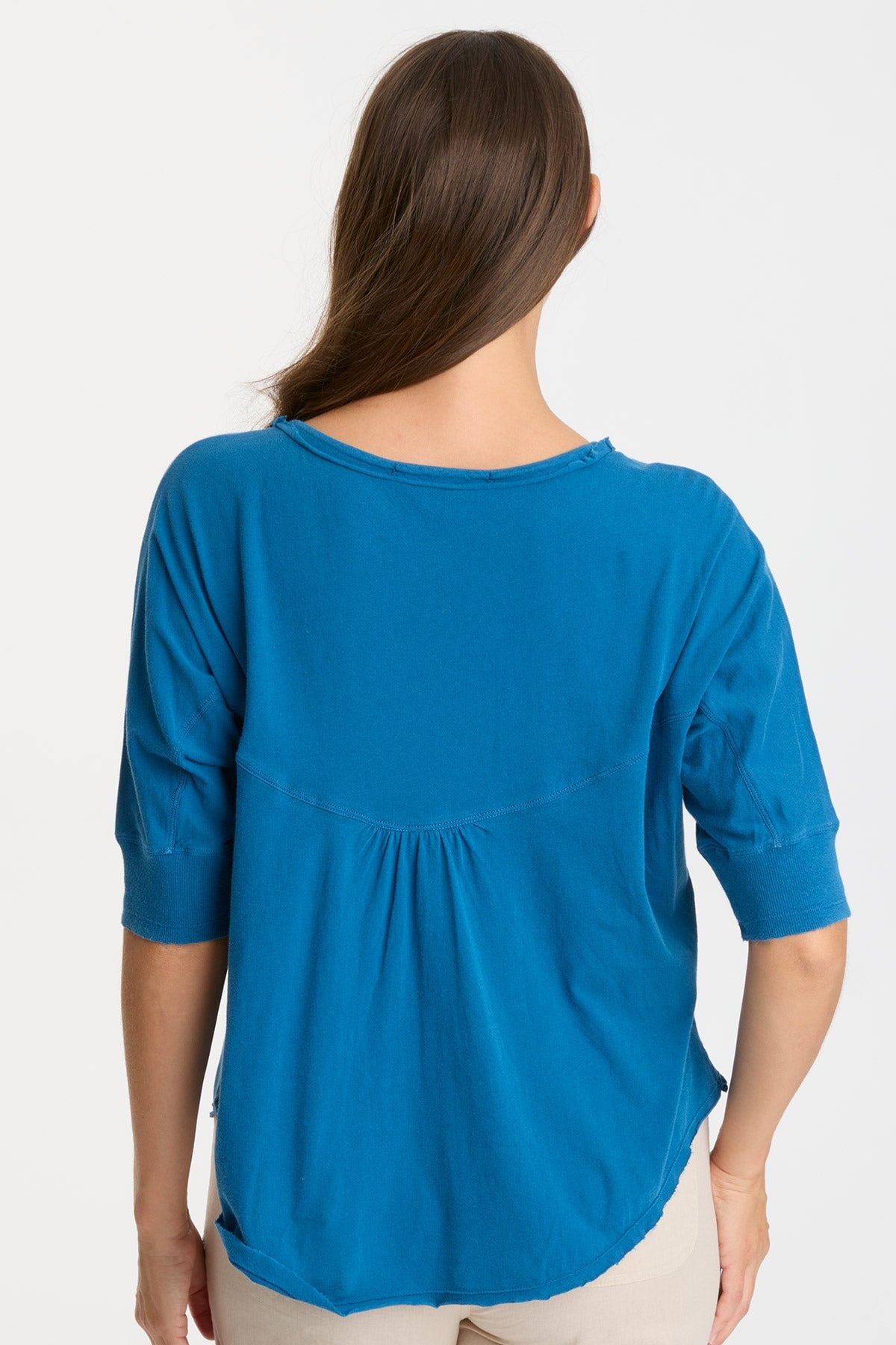 Gardiner Banded Sleeve Top 2.0 - Women's Fashion T-Shirt with Elastic Cuffs | Casual & Workout Wear | Perfect for Yoga, Gym & Everyday Outfits