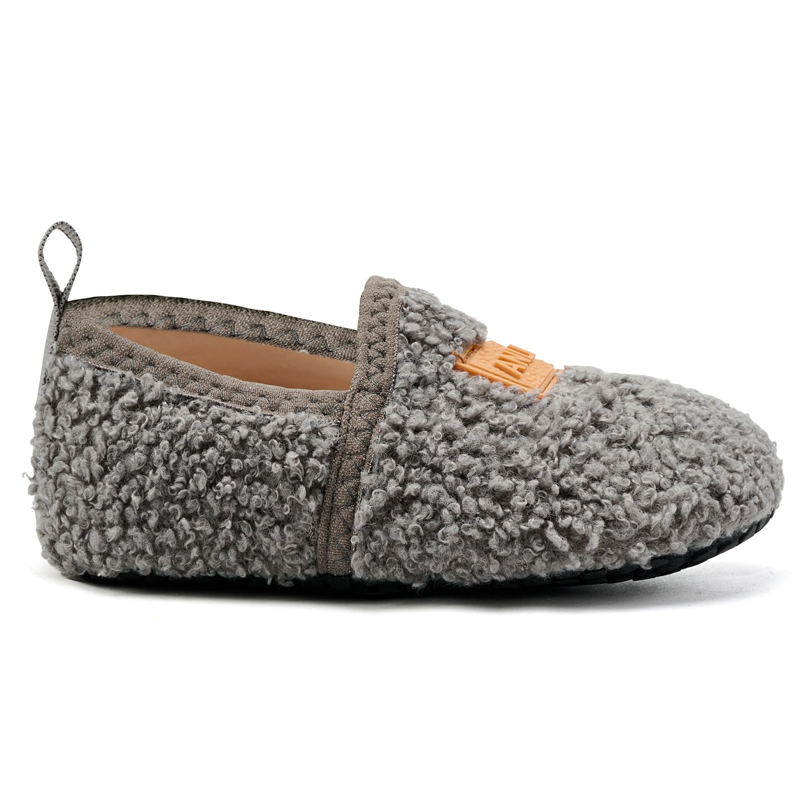 ANLUKE Non-Slip Kids Slippers for Boys & Girls - Soft Indoor House Shoes with Warm Fleece Lining for Toddlers - Perfect for Winter, Home, Preschool & Playtime