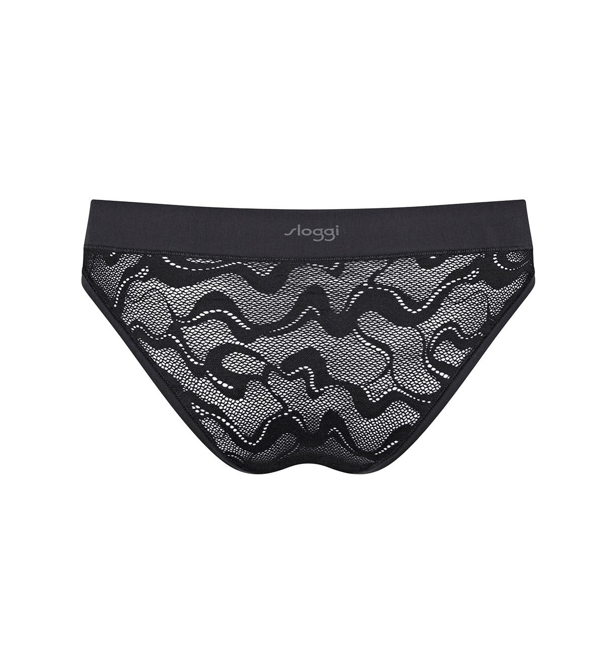 SLOGGI GO ALLROUND Lace Mini Briefs - Comfortable Cotton Underwear for Women | Perfect for Everyday Wear, Yoga & Lounge