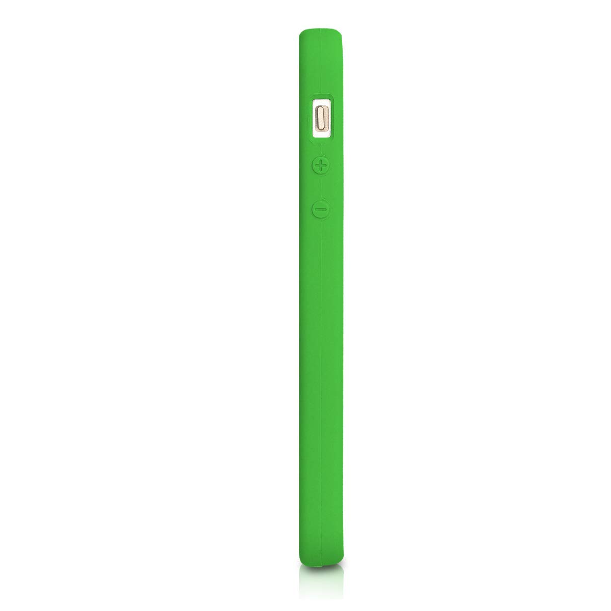 kwmobile TPU Silicone Case for Apple iPhone SE (1st Gen 2016) / iPhone 5 / iPhone 5S - Soft Protective Phone Cover in Lime Green - Perfect for Everyday Use, Work & Travel