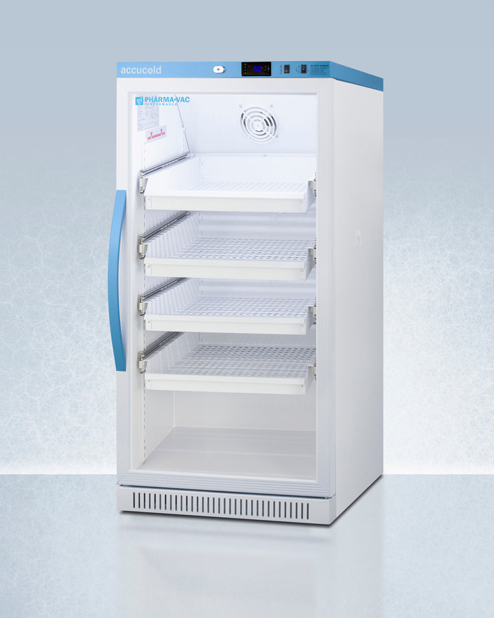 Accucold 8 Cu.Ft. Upright Vaccine Refrigerator with Removable Drawers - Medical Grade Storage for Vaccines, Medications & Laboratory Use - Perfect for Clinics, Pharmacies & Research Facilities