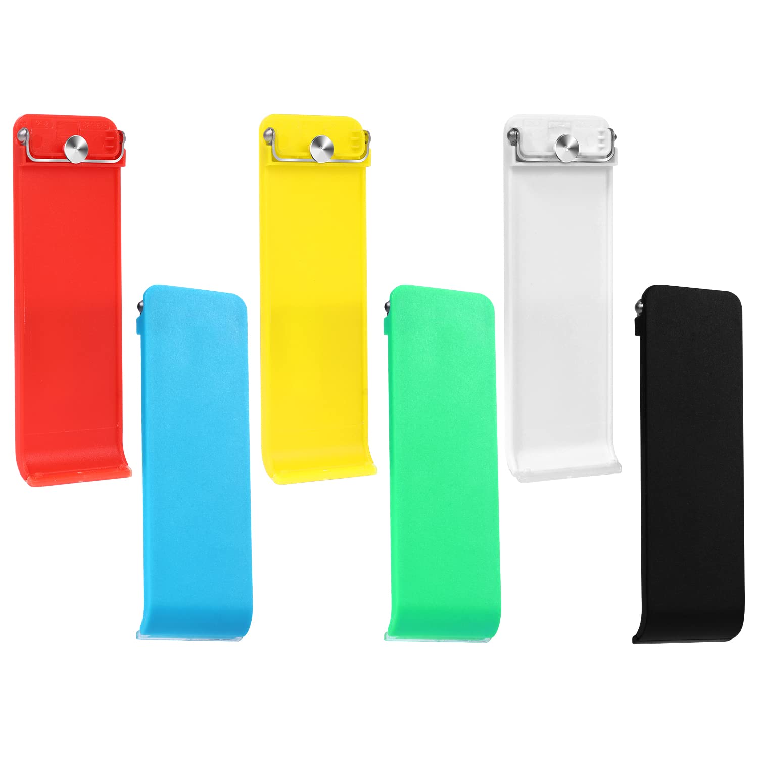 6-Pack Nintendo Switch Back Stand Replacement - Durable Kickstand & Back Shell Holder Compatible with Switch Console (6 Color Options) - Perfect for Gaming, Travel & Multiplayer Setup