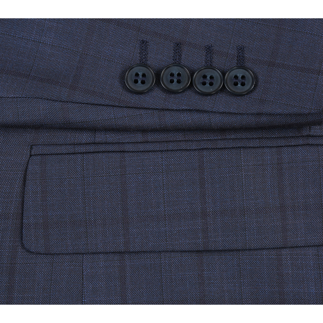 Renoir Alessandro Vitello Slim Fit Navy Suit - Size 36 | Premium Men's Business Attire for Office, Weddings & Formal Events