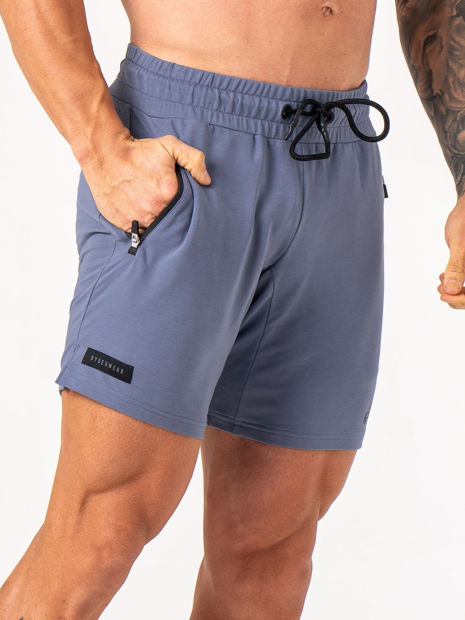 Endurance Track Shorts for Men - Denim Blue | Comfortable Running & Workout Shorts for Gym & Outdoor Activities