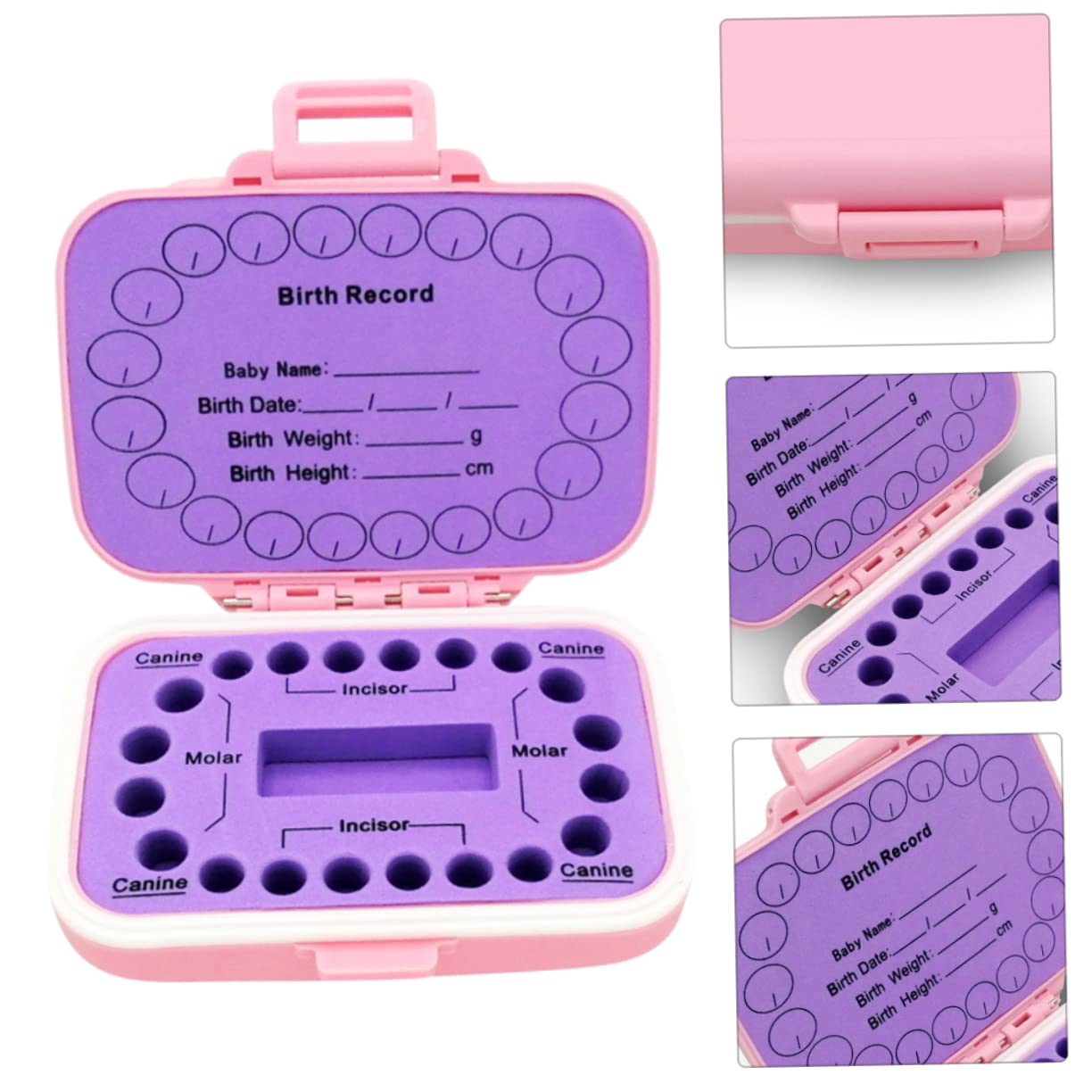 UPKOCH Tooth Fairy Box - Deciduous Teeth Keepsake Container for Lost Baby Teeth, First Tooth Memory Box with Pillow - Perfect for Kids' Milestone Gifts & Tooth Fairy Traditions (EVA Material)