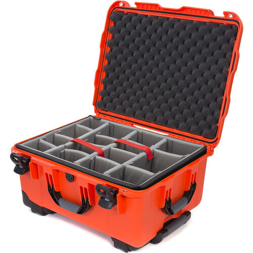 Nanuk 950 Wheeled Hard Case with Padded Dividers (51.9L) | Durable Waterproof Protective Case for Travel, Photography & Equipment Storage | TSA Approved Luggage for Airplane & Outdoor Adventures