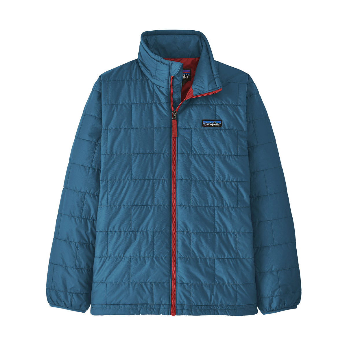 Kids' Nano Puff Brick Quilt Jacket - Lightweight Insulated Winter Jacket for Boys & Girls - Water-Resistant Outdoor Play & School Wear