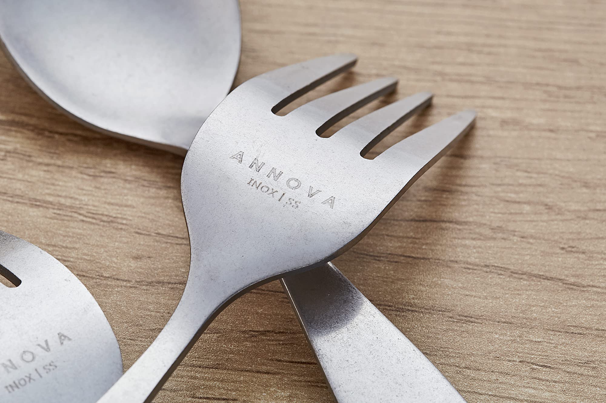 Premium Stainless Steel Kids Silverware Set - Matte Finish, Non-Toxic & Safe Toddler Utensils (Forks & Spoons) for Lunch Box, School, Travel & Home Dining - ANNOVA Children's Flatware with Antique Oxidized Design