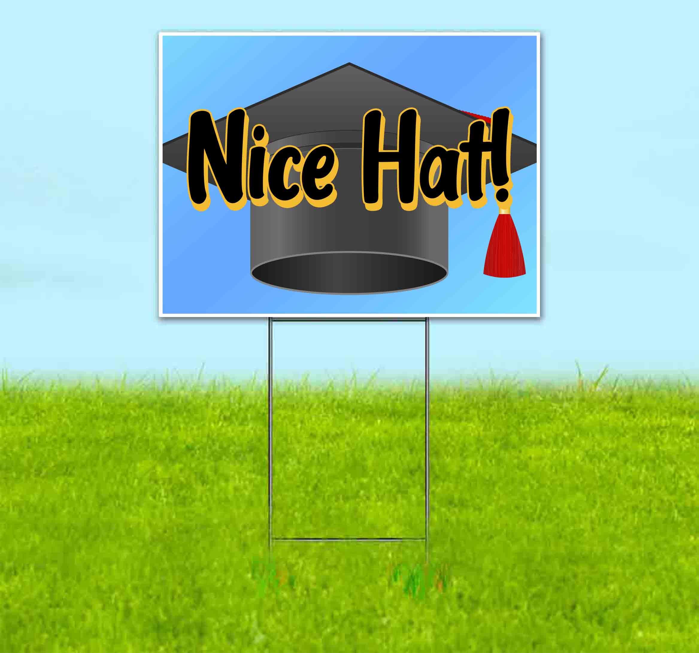 Graduation Cap Yard Sign - 18