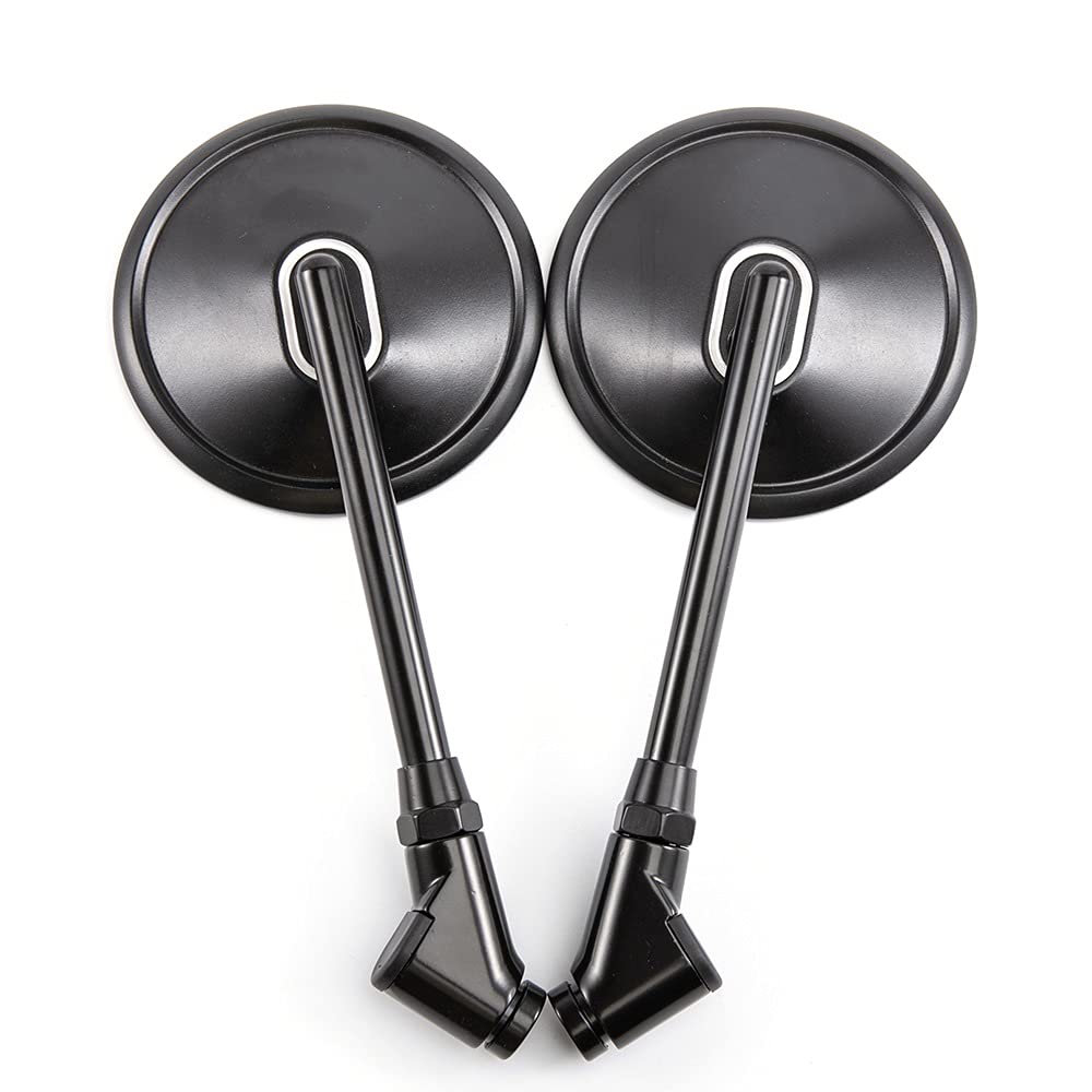CNC Aluminum Motorcycle Rearview Side Mirrors - 8mm & 10mm for Honda Silver Wing GT400/GT600 - Durable & Adjustable for Enhanced Safety & Visibility - Perfect for City Commuting & Long-Distance Touring