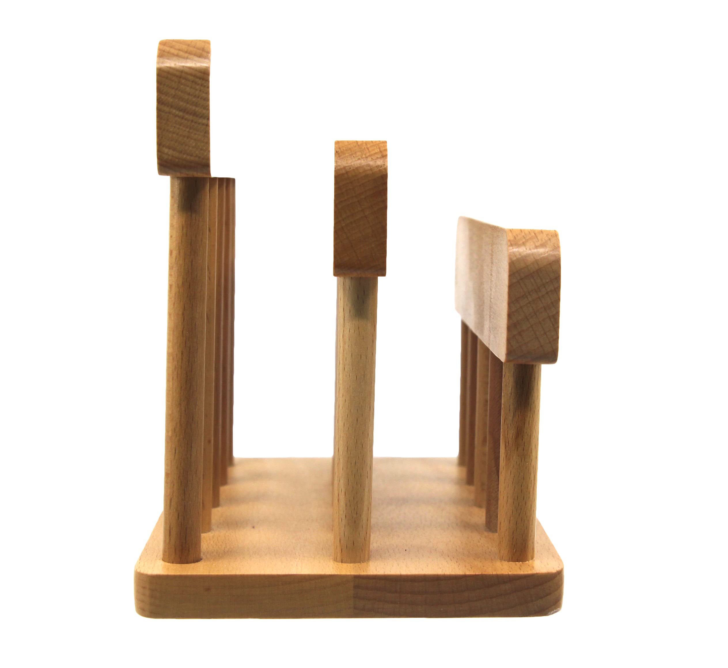 Premium Wooden Dual Cutting Board Rack - Kitchen Organizer Stand for Chopping Boards | Pantry & Cabinet Storage Solution | Perfect for Beach Houses, Small Kitchens & Organized Spaces