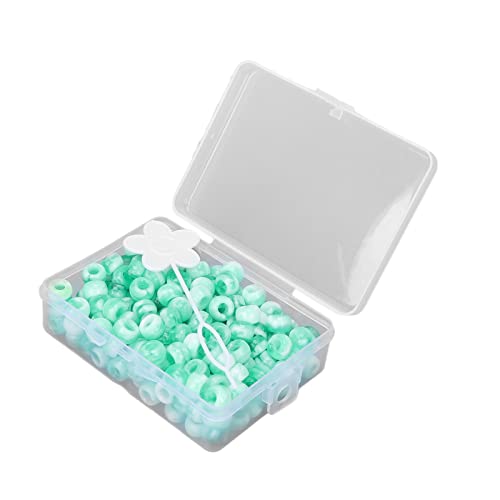 Colorful Adjustable Hair Beads for Braids & Dreadlocks - Green Hair Accessories for Women & Girls (Perfect for Parties, Festivals & Everyday Styling)