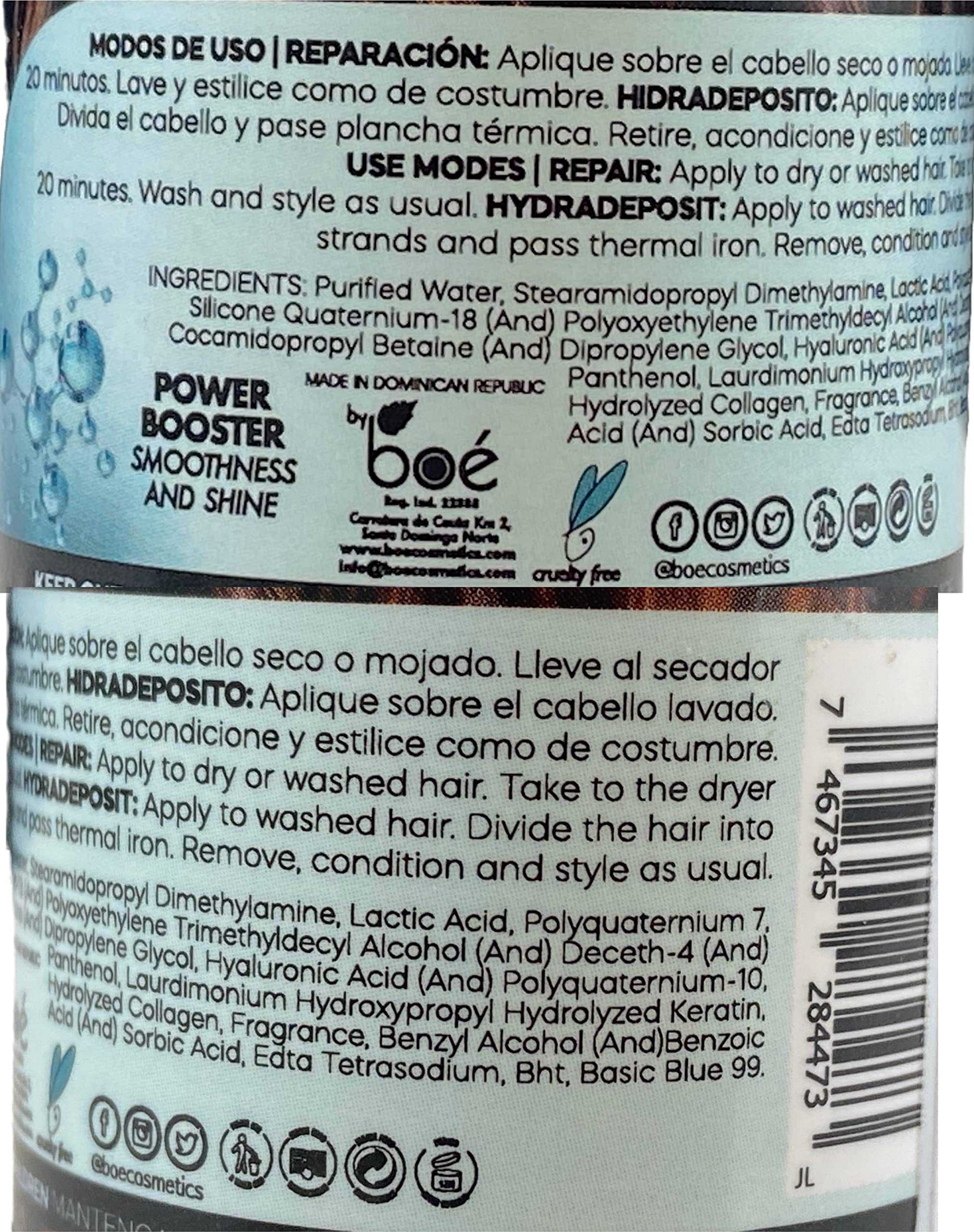 HYDRA BOTOX DEPOSITO PUMP 2 OZ - Professional Hydration Treatment for Dry Skin & Hair - Perfect for Salons, Spas & At-Home Beauty Care
