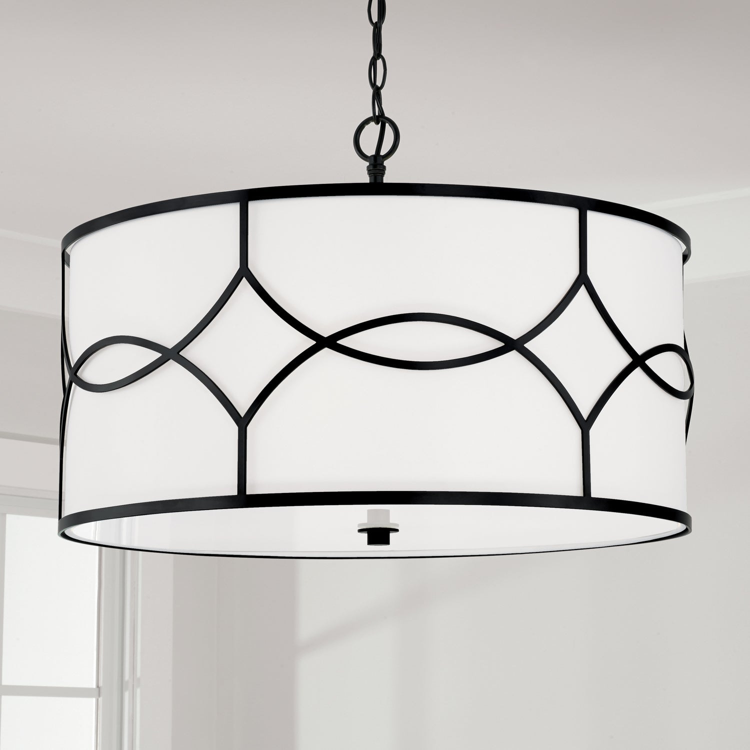 Capital Lighting 4-Light Modern Pendant - Elegant Ceiling Light Fixture for Dining Room, Kitchen Island & Living Room Decor