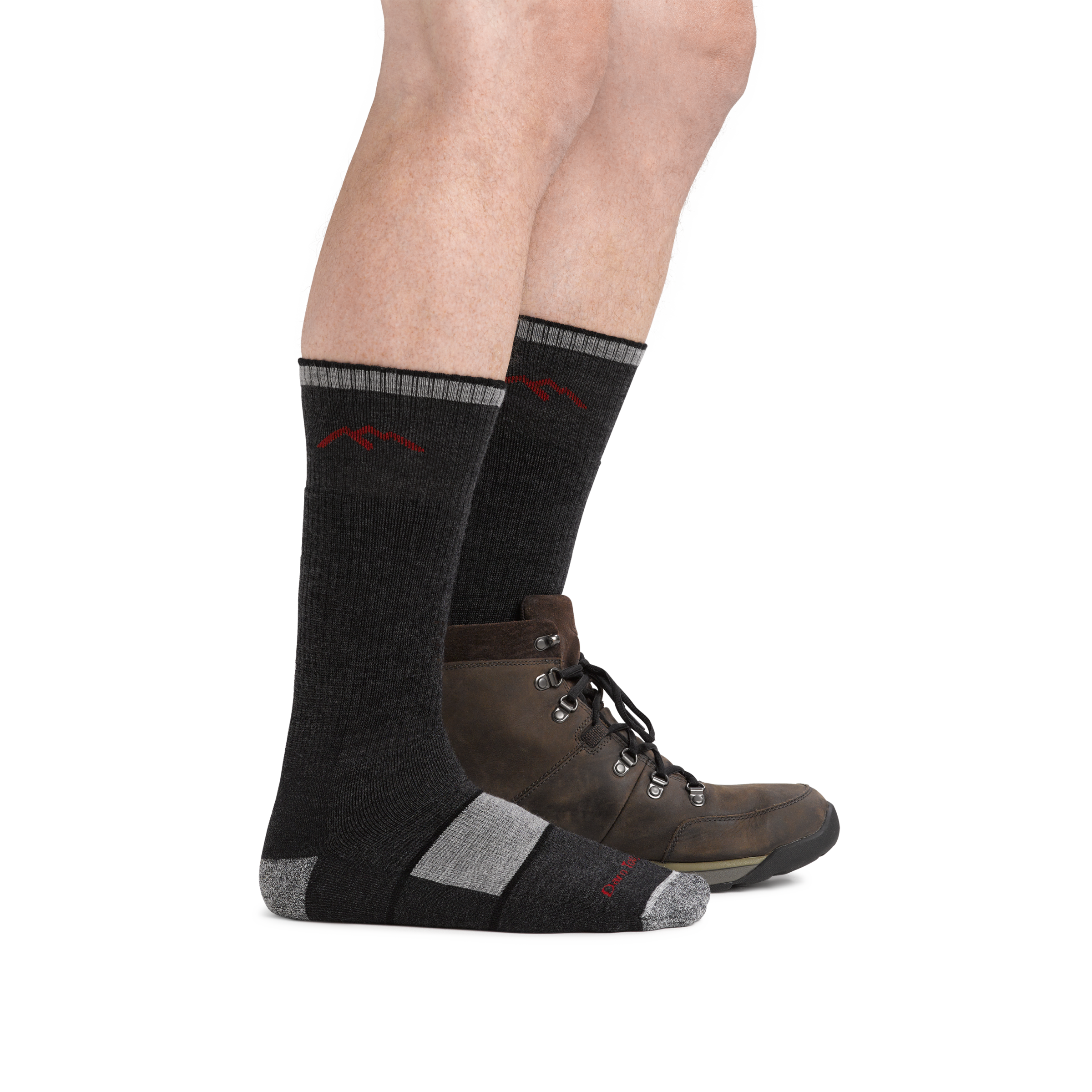 Men's Hiking Boots with Full Cushion Midweight Hiking Socks - Breathable & Durable for Outdoor Adventures & Trail Walking