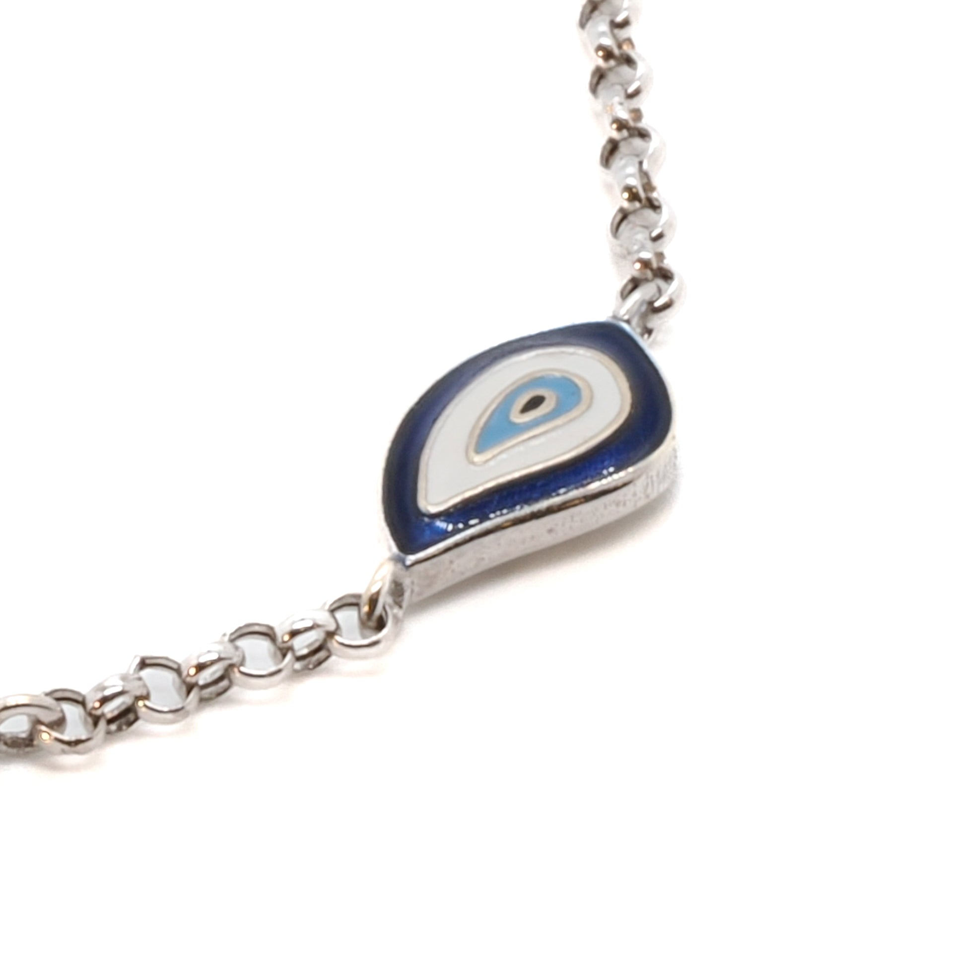 Evil Eye Bracelet for Women - Protection Charm Teardrop Beaded Bracelet for Good Luck & Positive Energy - Perfect for Everyday Wear, Gifts & Spiritual Healing
