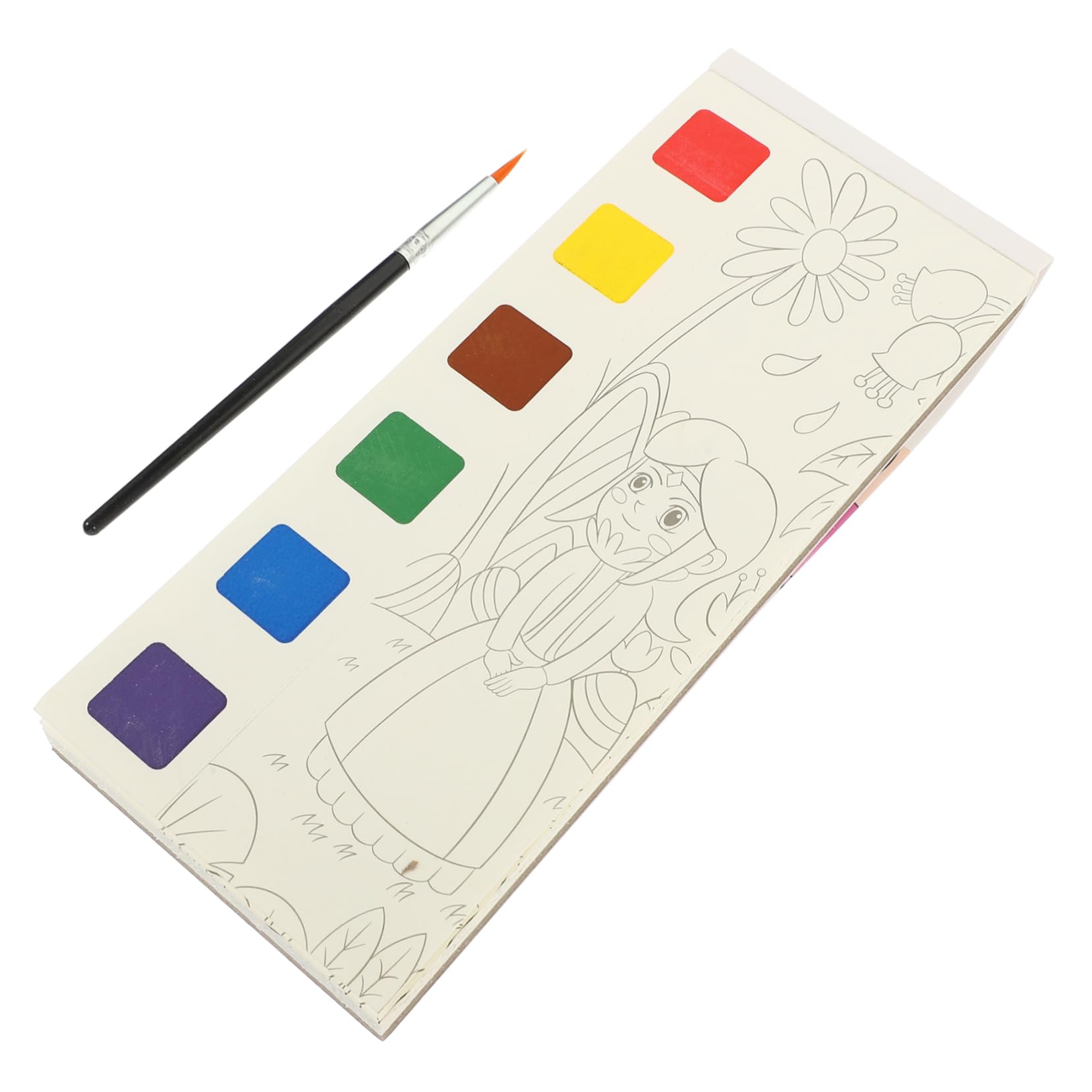 NUOBESTY Kids Doodle Book - 30 Pages Reusable Drawing & Coloring Book for Children Ages 3-8, Fun Art Activity with Washable Markers - Perfect for Travel, Birthday Gifts & Classroom Learning Activities