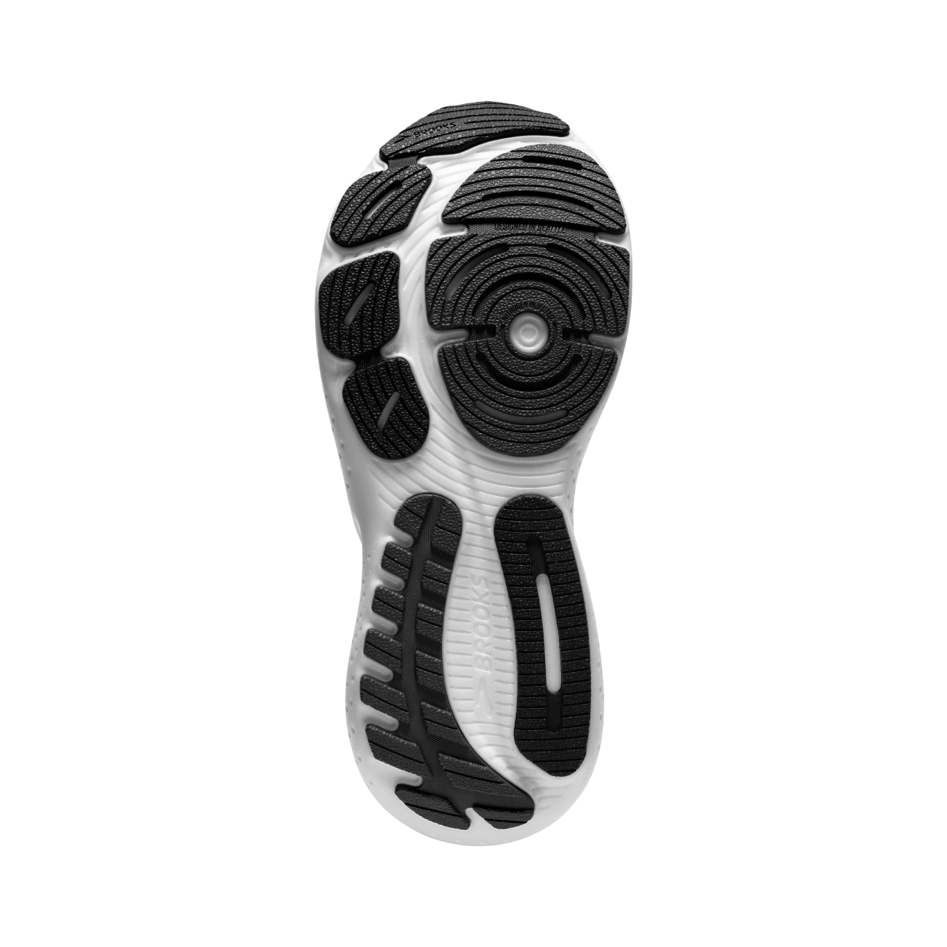 Brooks Glycerin 21 Women's Running Shoes - Black/Grey/White (B Width) | Cushioned Road Running Sneakers for Women | Perfect for Marathon Training, Long Distance Running & Everyday Workouts