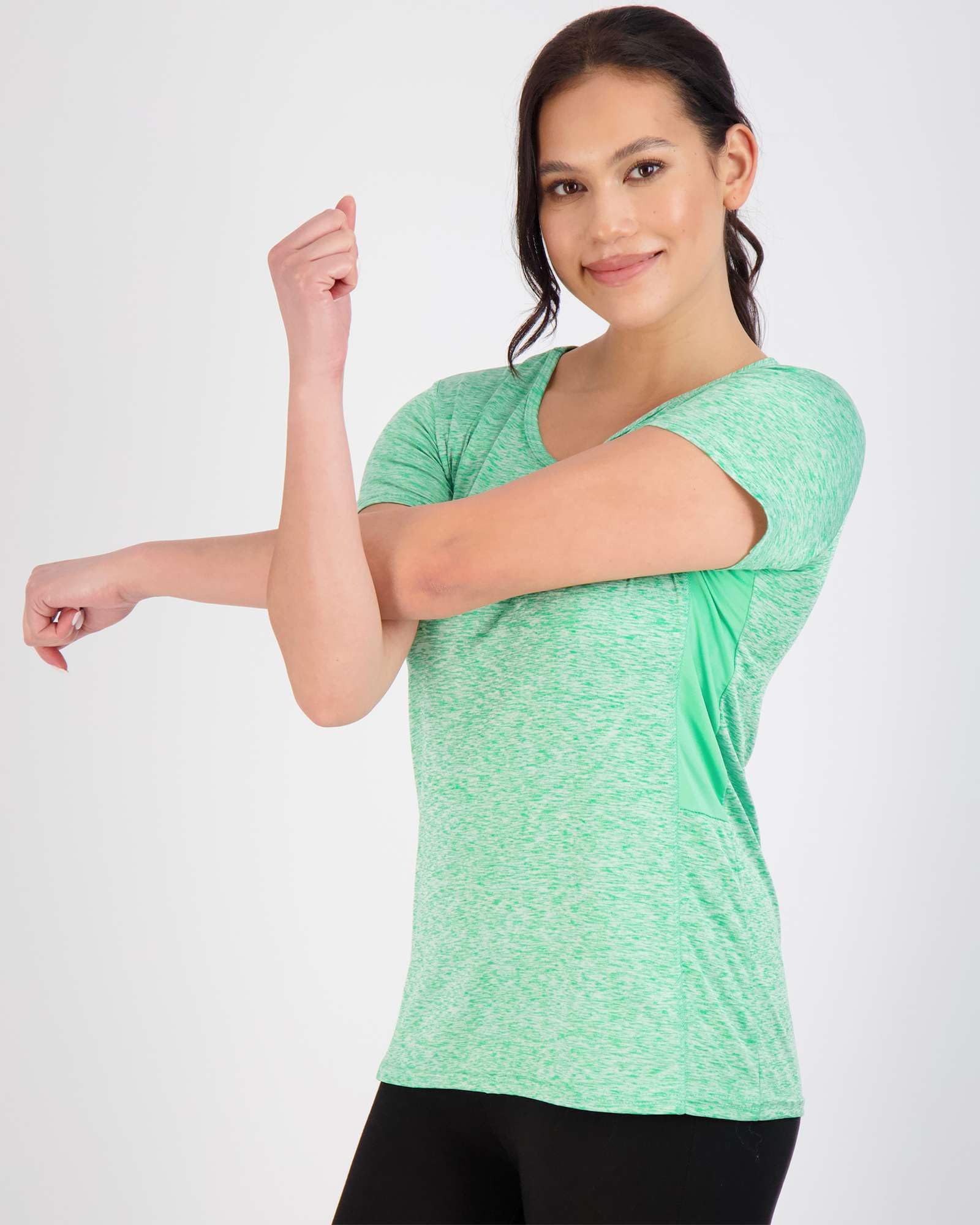 Real Essentials Women's T-Shirt - Soft Cotton Comfort Fit Tee for Casual Wear, Workout & Everyday Style | Perfect for Gym, Lounge & Street Fashion