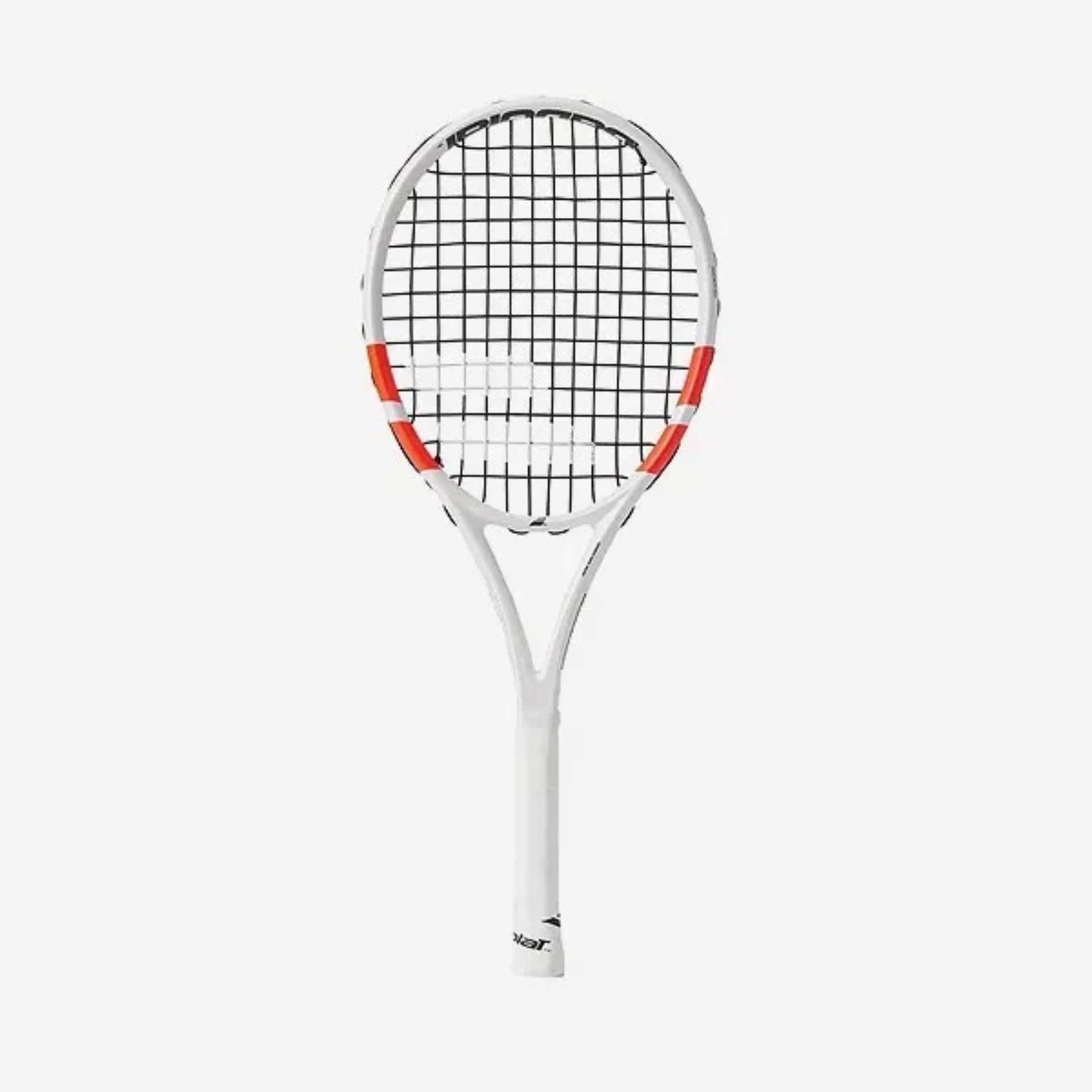 Babolat Pure Strike Mini Tennis Racket - Junior & Kids Tennis Racquet for Beginners, White & Red - Perfect for Training, Backyard Play & Junior Tennis Leagues