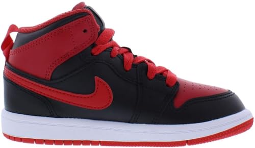Black/Fire Red-white