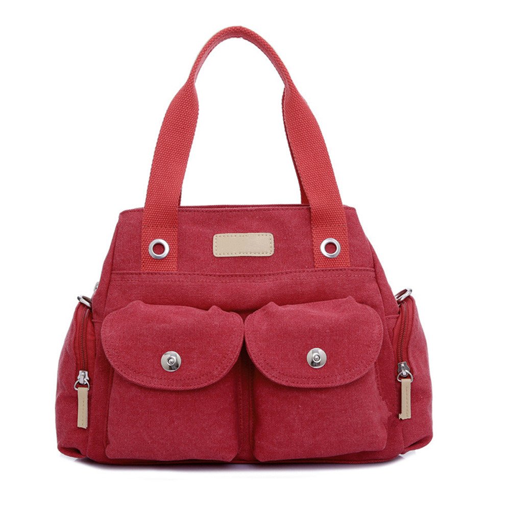 Eco-Friendly Canvas Hobo Bag - Top Handle & Crossbody Tote for Women | Lightweight Travel Handbag, Everyday Purse for Work, Shopping & Weekend Outings