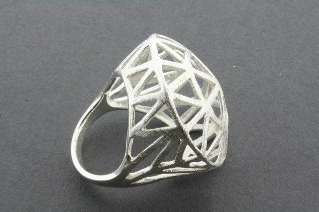 Sterling Silver Architect Signet Ring for Men - Elegant & Durable Jewelry Gift for Engineers, Designers & Graduates - Perfect for Professional Wear & Special Occasions