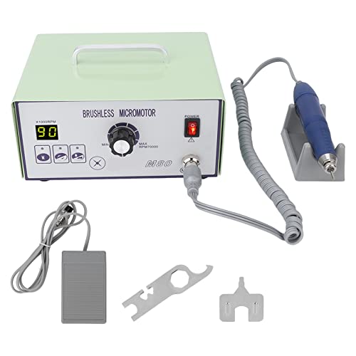 Professional Electric Nail Drill Machine with Foot Pedal - 90,000 RPM Salon Nail Grinding Kit for Acrylic, Gel Nails - Shape, Carve & Polish - Perfect for Home & Professional Nail Salons (US)