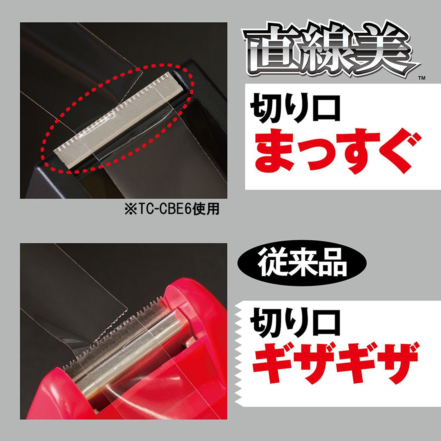 Nichiban TC-CBK5 White Tape Dispenser for Small Rolls - Perfect for Office, Crafting & Packaging | Compact & Convenient Tape Cutter