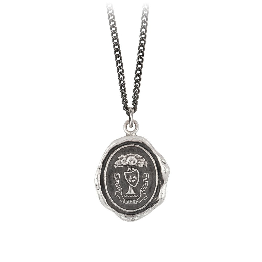 Family Above All Talisman - Meaningful Keepsake for Loved Ones | Perfect for Home Decor, Gifts & Spiritual Protection