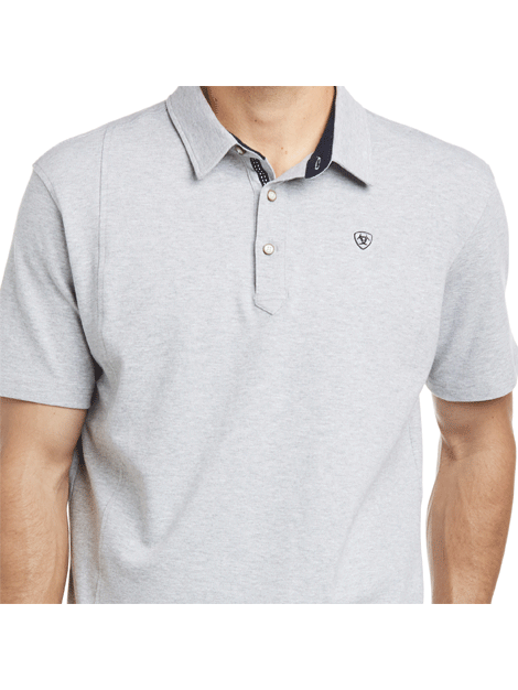 Ariat Men's Medal Polo Shirt - Moisture-Wicking Performance Golf Shirt for Men - Perfect for Golf, Tennis & Casual Wear