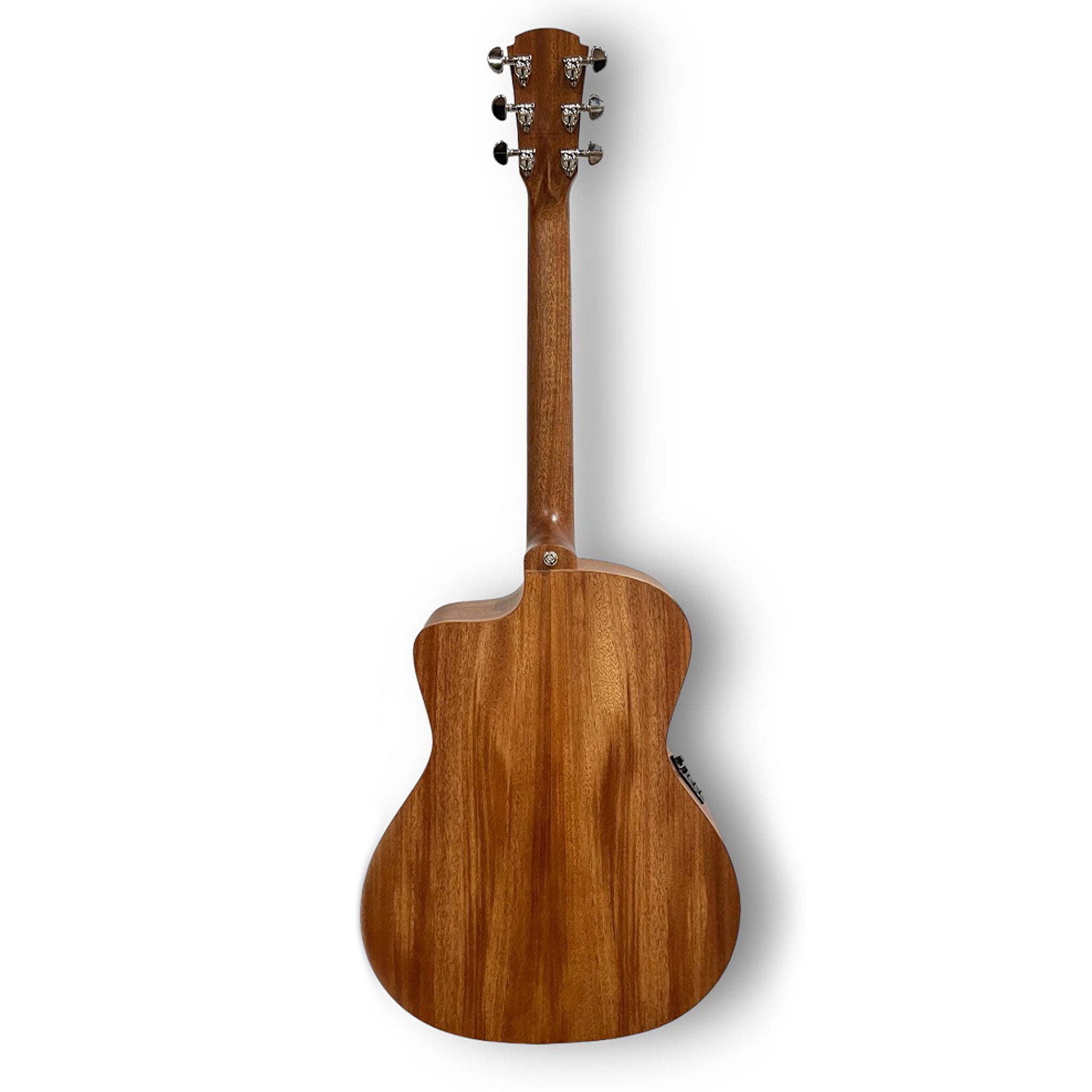 Cole Clark SAN1EC MMAH Studio Grand Auditorium Acoustic Guitar - Solid Mahogany Top & Back | Perfect for Live Performances, Studio Recording & Traveling Musicians