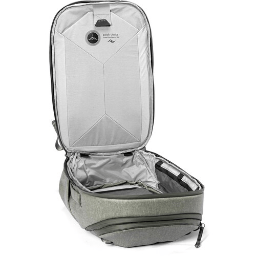 Peak Design 30L Travel Backpack - Waterproof Hiking Backpack with Laptop Compartment & Anti-Theft Design, Sage Green - Perfect for Camping, Business Trips & Air Travel