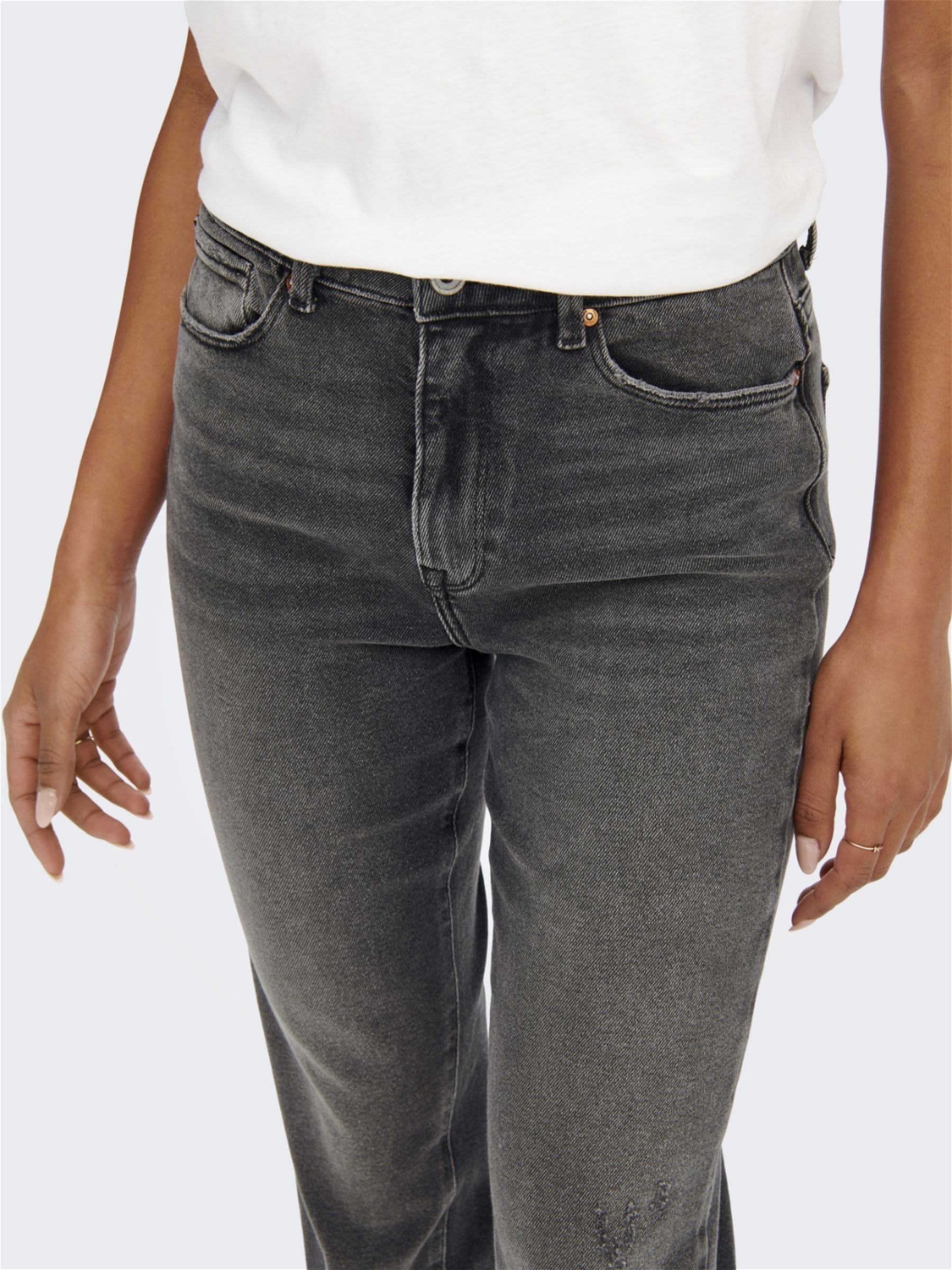 ONLY Women's High Waist Skinny Jeans - Stretch Denim Pants for Casual Wear & Everyday Outfits | Perfect for Work, Dating & Weekend Looks