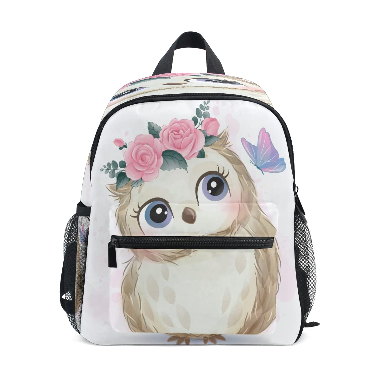 **Cute Owl Watercolor Backpack for Kids - Waterproof Toddler Backpack for Boys & Girls - Perfect for Preschool, Daycare & Travel**