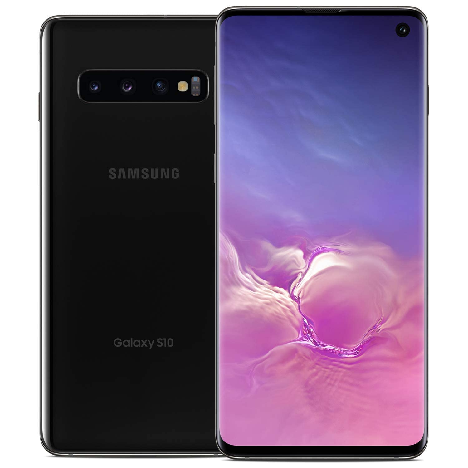Refurbished Samsung Galaxy S10+ 512GB Unlocked Smartphone - Ceramic Black | Premium Android Phone for Work, Travel & Entertainment