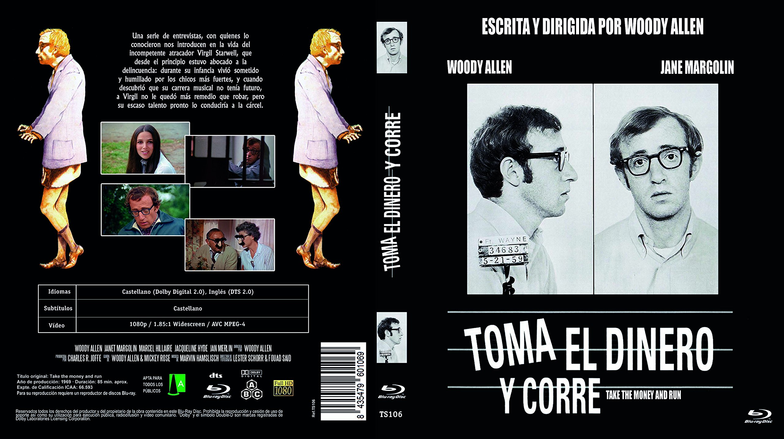 Take the Money and Run 1969 - Woody Allen Comedy Movie DVD - Perfect for Movie Nights & Classic Film Collections