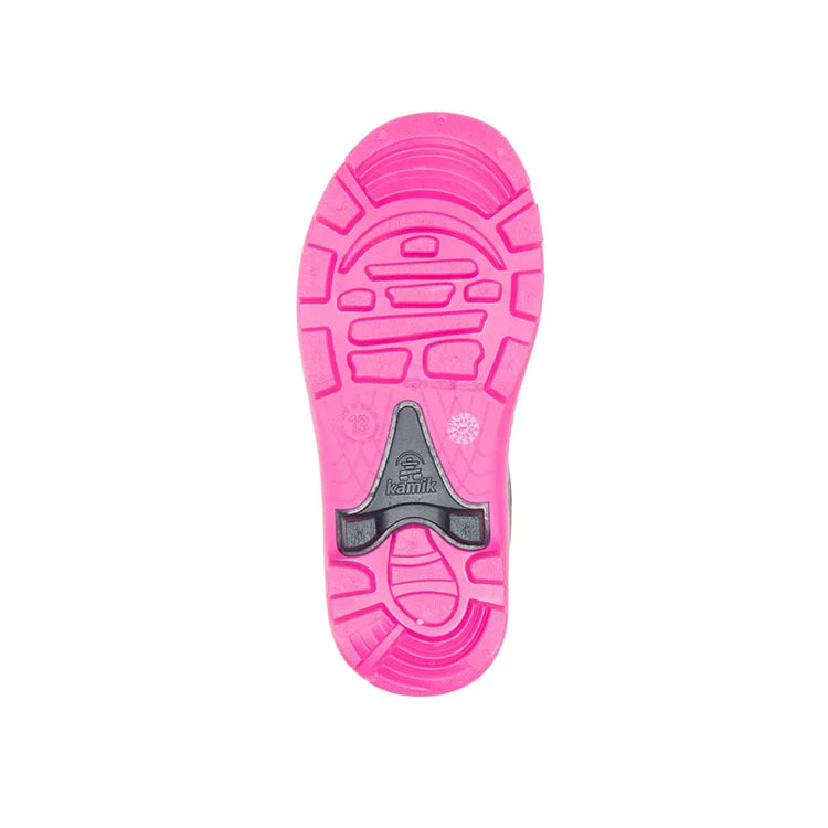 Kamik Navy/Pink Snobuster 2 Boot - Waterproof Winter Snow Boots for Women & Girls - Perfect for Snowy Weather, Outdoor Activities & Cold Climate Wear