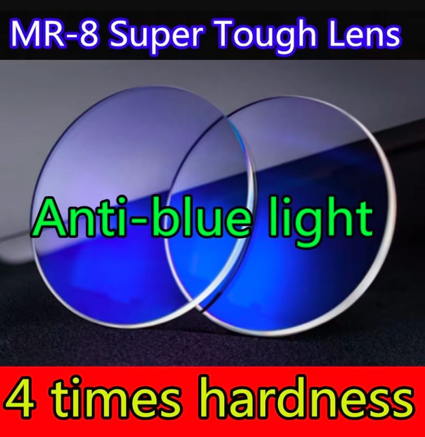Aimee Single Vision MR Series Anti Blue Light Clear Lenses - Reduce Eye Strain for Computer Work, Gaming & Digital Screen Use