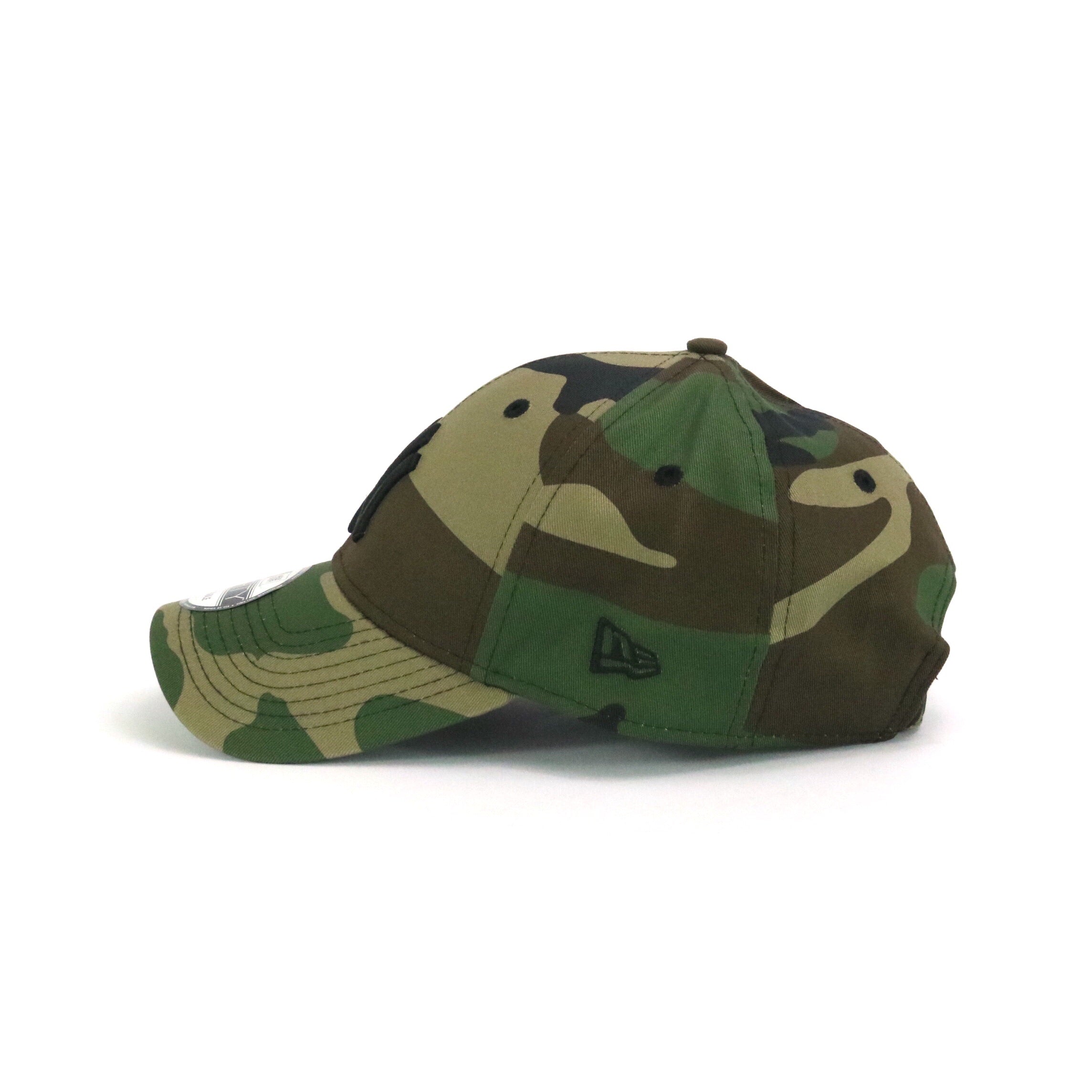 New Era 940 New York Yankees Woodland Camo Green Black Baseball Cap - Official MLB Licensed Snapback Hat for Men & Women - Perfect for Baseball Games, Streetwear Fashion & Outdoor Activities