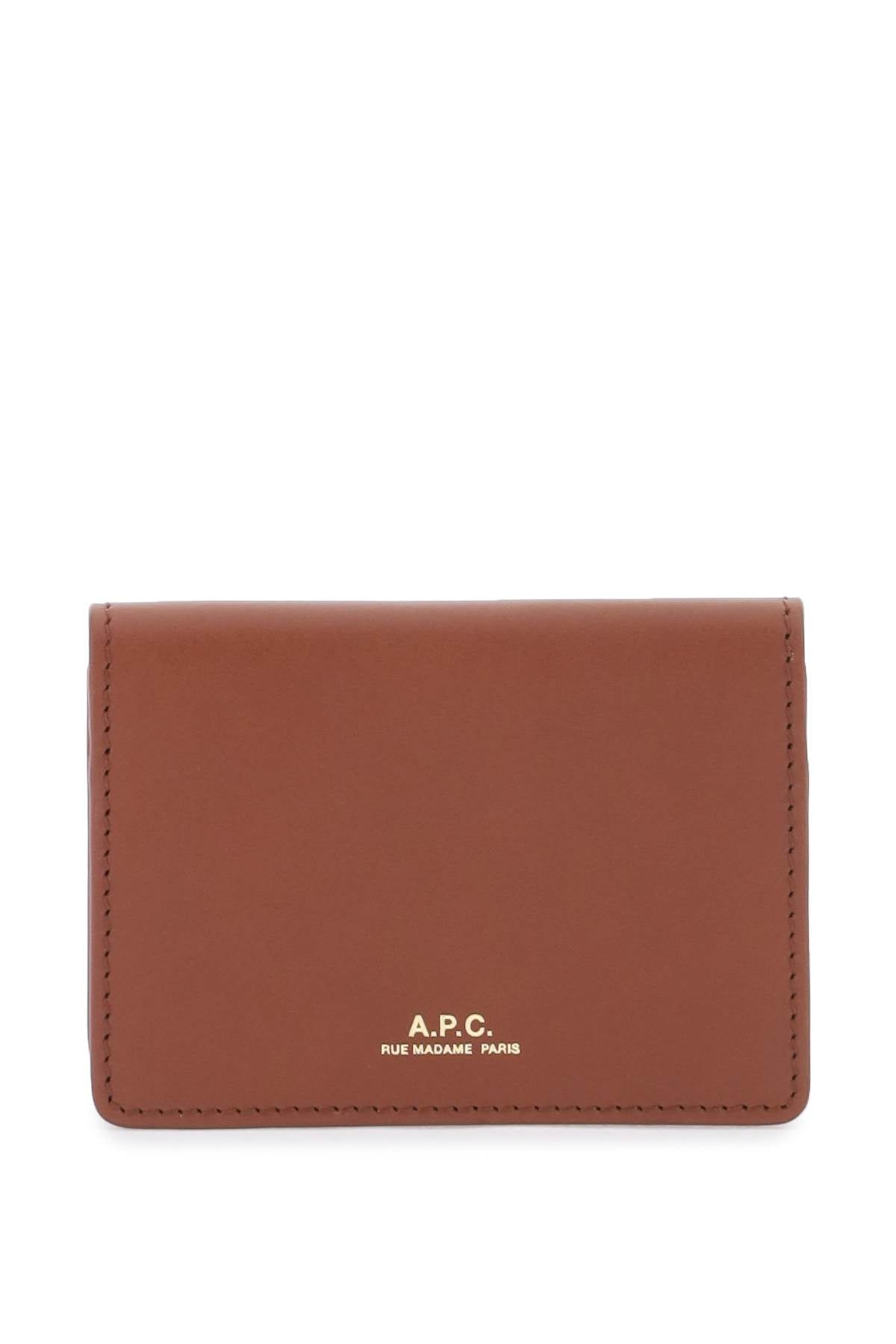 APC Leather Stefan Card Holder - Slim RFID Blocking Wallet for Men & Women - Perfect for Travel, Business, and Everyday Use