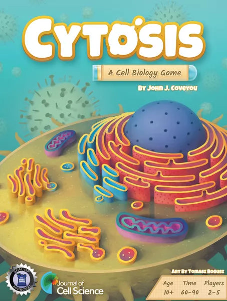 Cytosis: A Cell Biology Board Game - Educational STEM Learning Game for Kids & Adults - Perfect for Classroom, Homeschool & Family Game Night