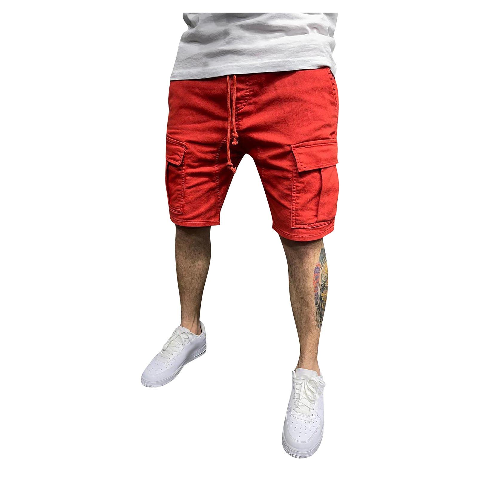 Yekay Men's Cargo Shorts with Expandable Comfort Waistband - Breathable Quick-Dry Outdoor Shorts for Hiking, Camping & Summer Activities