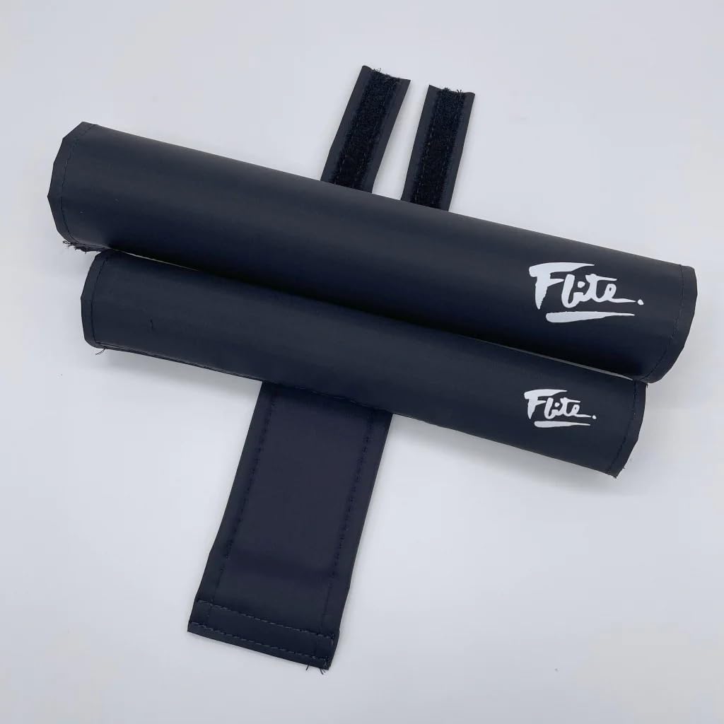 Vintage 80s Style BMX Bike Handlebar Pad Set by Flite - Extra Wide Cushion for BMX, Mountain & Cruiser Bikes | Perfect for BMX Racing, Street Riding & Bike Customization