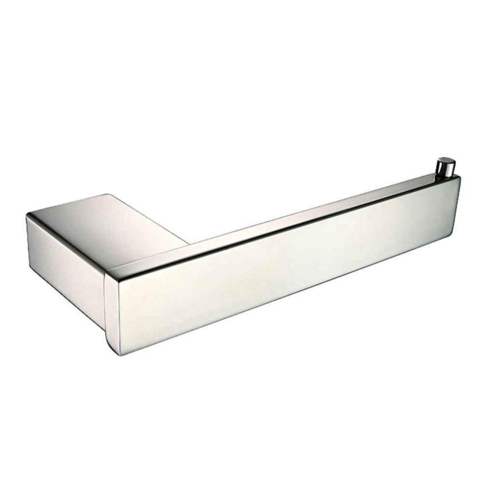 Stainless Steel Wall-Mounted Toilet Paper Holder & Paper Towel Roll Rack - Durable Washable Bathroom & Kitchen Storage Organizer with Stick Hooks | Perfect for Bathroom, Kitchen, RV & Office Organization